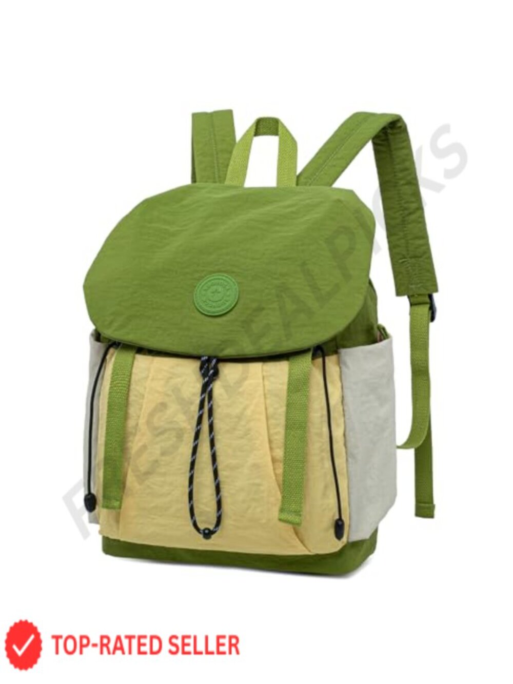 Women's Lightweight Water Resistant Nylon Backpack Purse with Multiple Pockets